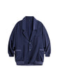 MADEN Dark Blue Lightweight Blazer | Relaxed Smart Casual