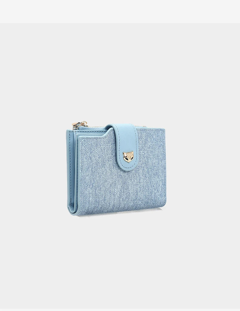 FOXER Women's Soft PU Leather Coin Wallet