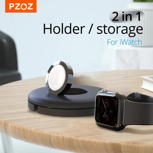 PZOZ Apple Watch Charging Dock Stand – Black