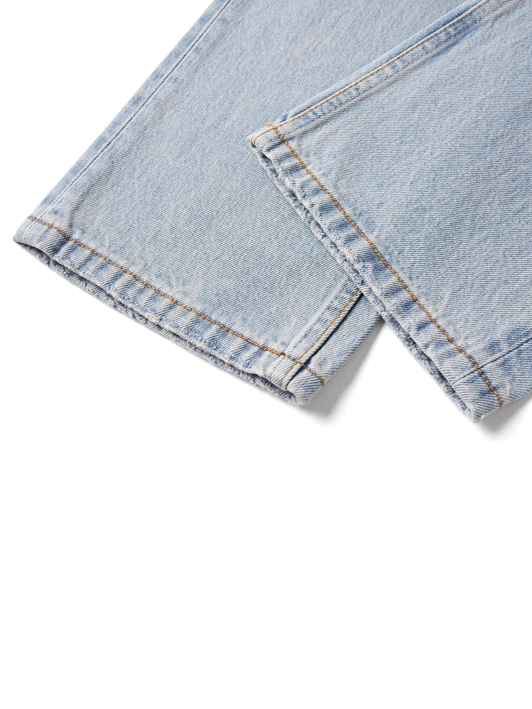 SIMWOOD 2026 Autumn New Loose Straight 13.5oz  100% Cotton Washed Vintage Jeans Men Plus Size Denim Trousers