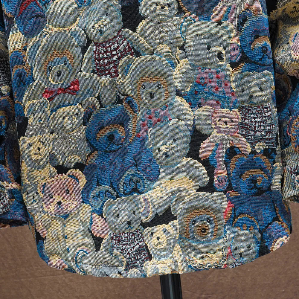 Men's Teddy Bear 3/4 Sleeve Jacket - ShopHub