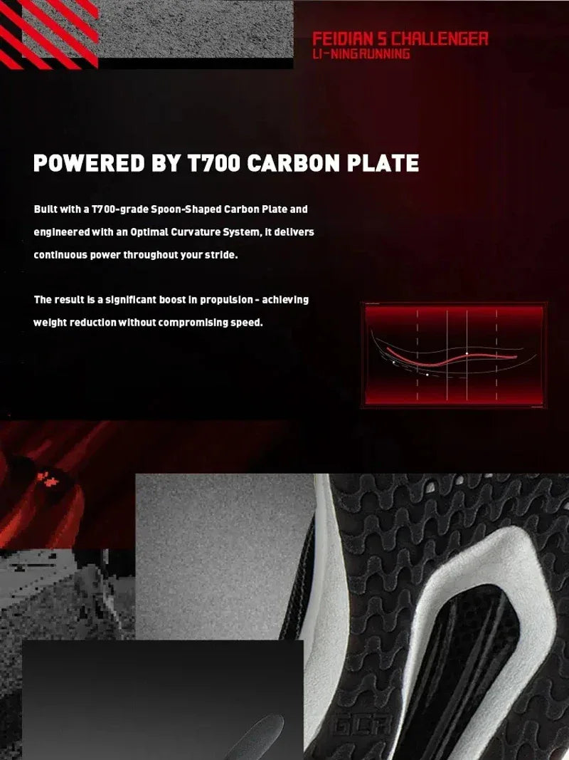 Li-Ning Men's FEIDIAN 5 CHALLENGER Racing Shoes - ShopHub