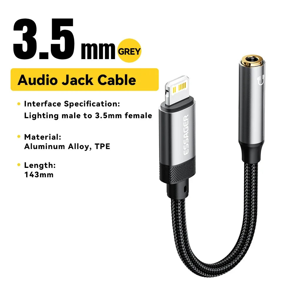 Essager Type C to 3.5mm Jack AUX Cable - ShopHub