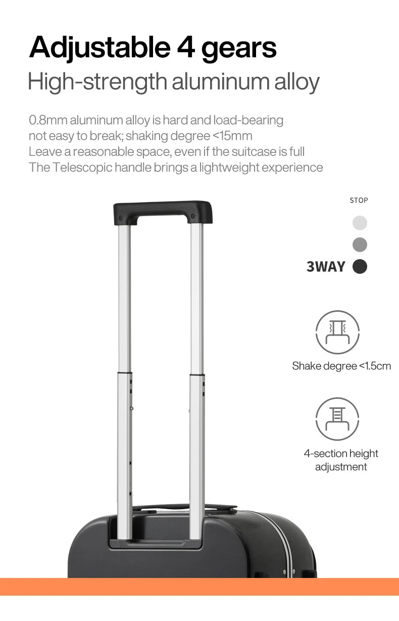 Mixi Premium Hardside Carry-on Suitcase