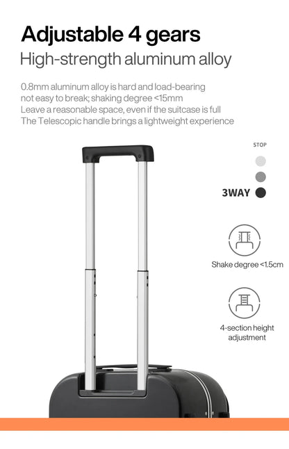 Mixi Premium Hardside Carry-on Suitcase