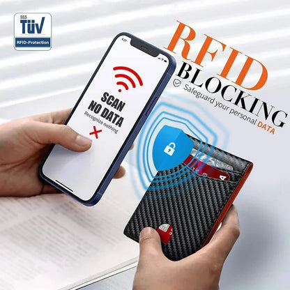 DIENQI Rfid Credit Card Holder Wallets Men Money Bag Purse Slim Thin Wallet for Men Small Short Purse Male Black Vallet Billfold
