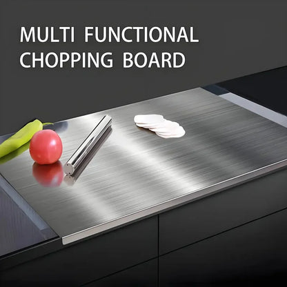 Large Foldable Stainless Steel Cutting Board