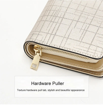 FOXER Split Leather Women's Long Clutch Wallet