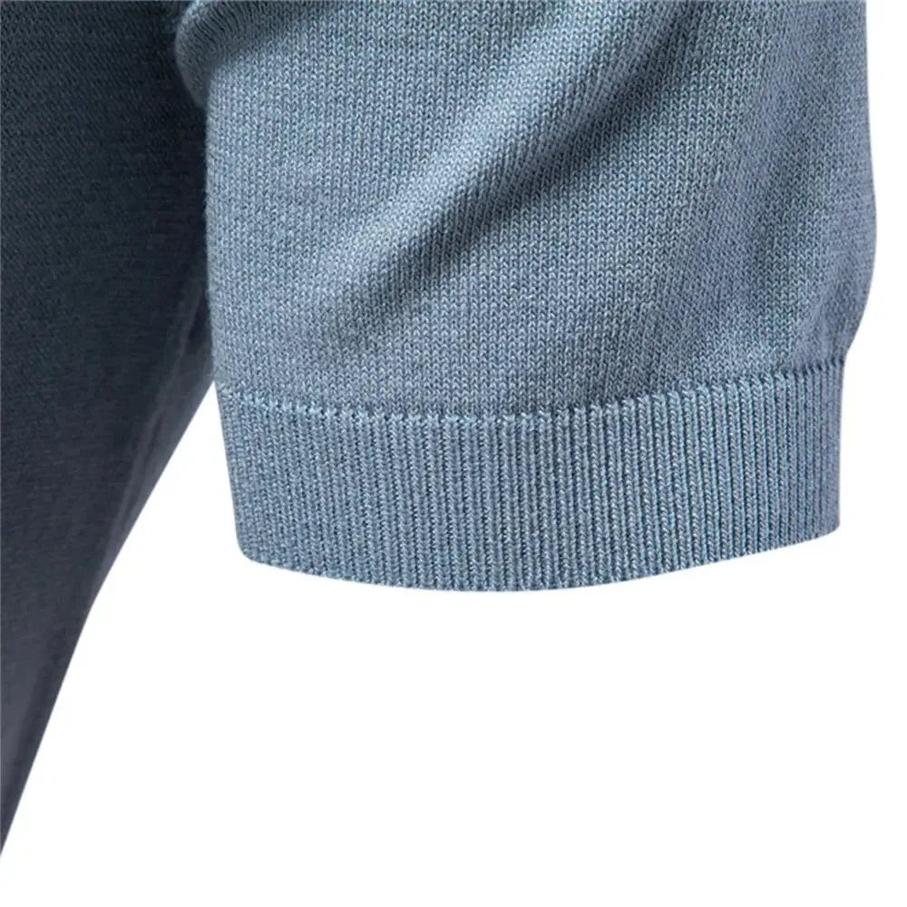 Men's Slim Fit Solid & Striped Polo Shirts - ShopHub