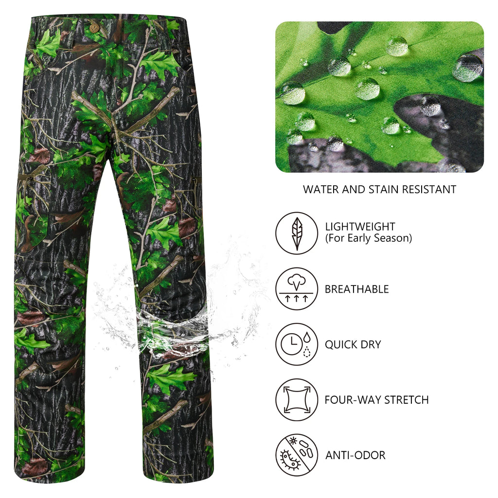 BASSDASH Men’s Lightweight Hunting & Fishing Pants