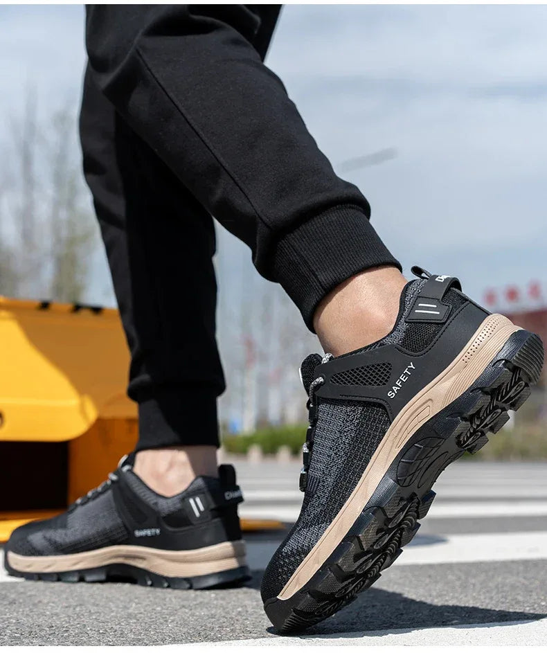 Unisex Indestructible Non-Slip Work Shoes With Steel Toes - ShopHub