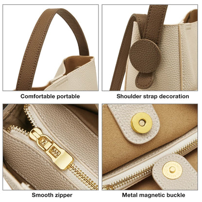 FOXER Split Leather Crossbody Shoulder Bag