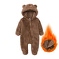 Kids Tales Cuddle Cove Cotton-Lined Hooded Baby Romper