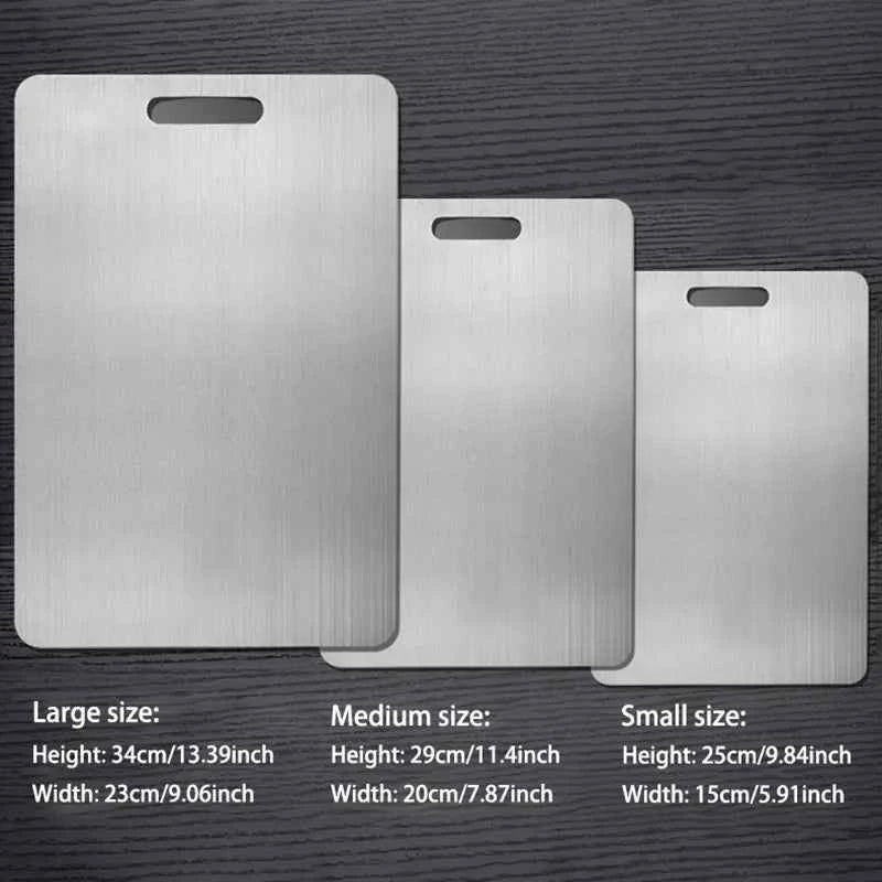 3pcs Stainless Steel Cutting Boards