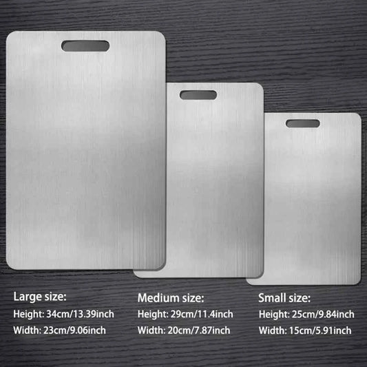 3pcs Stainless Steel Cutting Boards