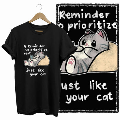 COOLMIND Cat Lover Graphic Cotton T-Shirt | Women's Relaxed Fit