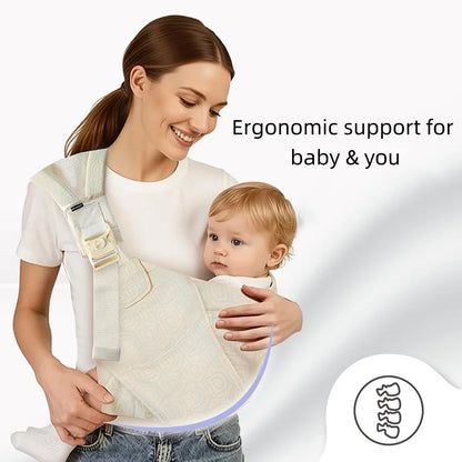 Dajinbear Baby Sling Carrier Toddler Carrier New Baby Carrier Newborn to Toddler Portable Lightweight Non-Slip Hip Seat Carrier
