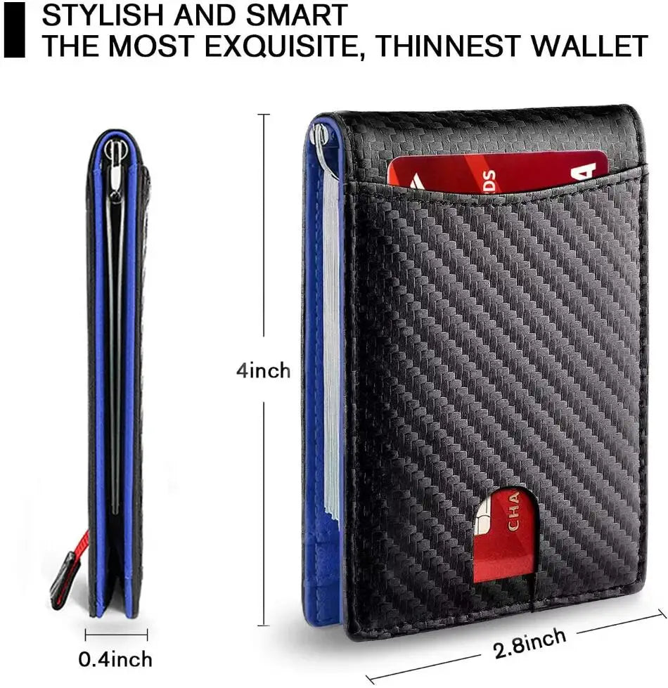 RFID Carbon Fiber Men's Wallet