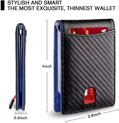 RFID Carbon Fiber Men's Wallet