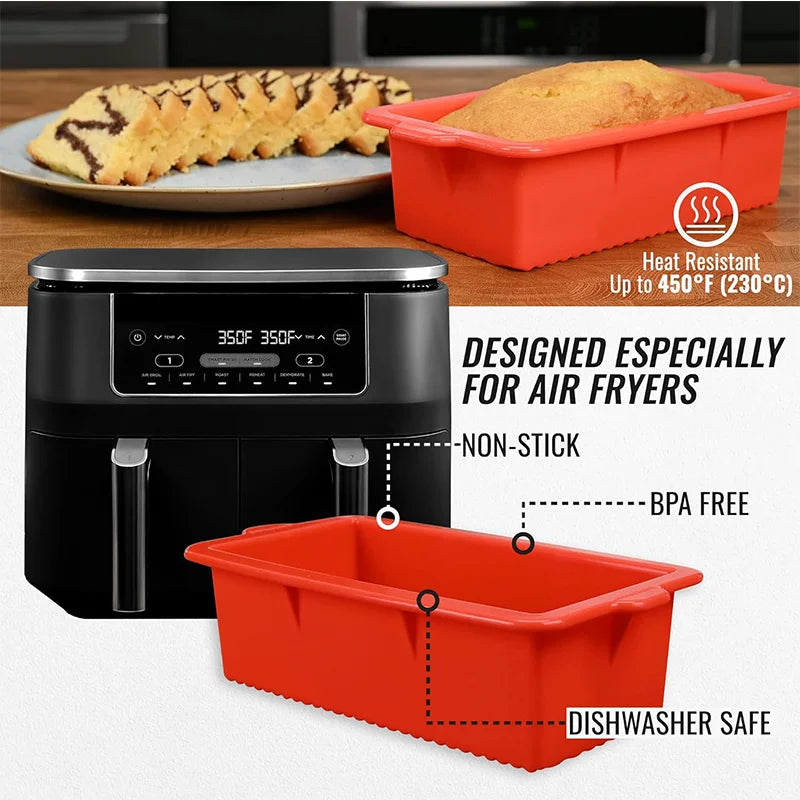 Air Fryer Silicone Mold Pan Sets
