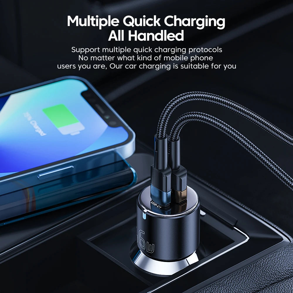 Essager 66W Fast Charging Car Charger