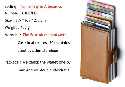Carbon Fiber Anti Rfid Credit Card Holder