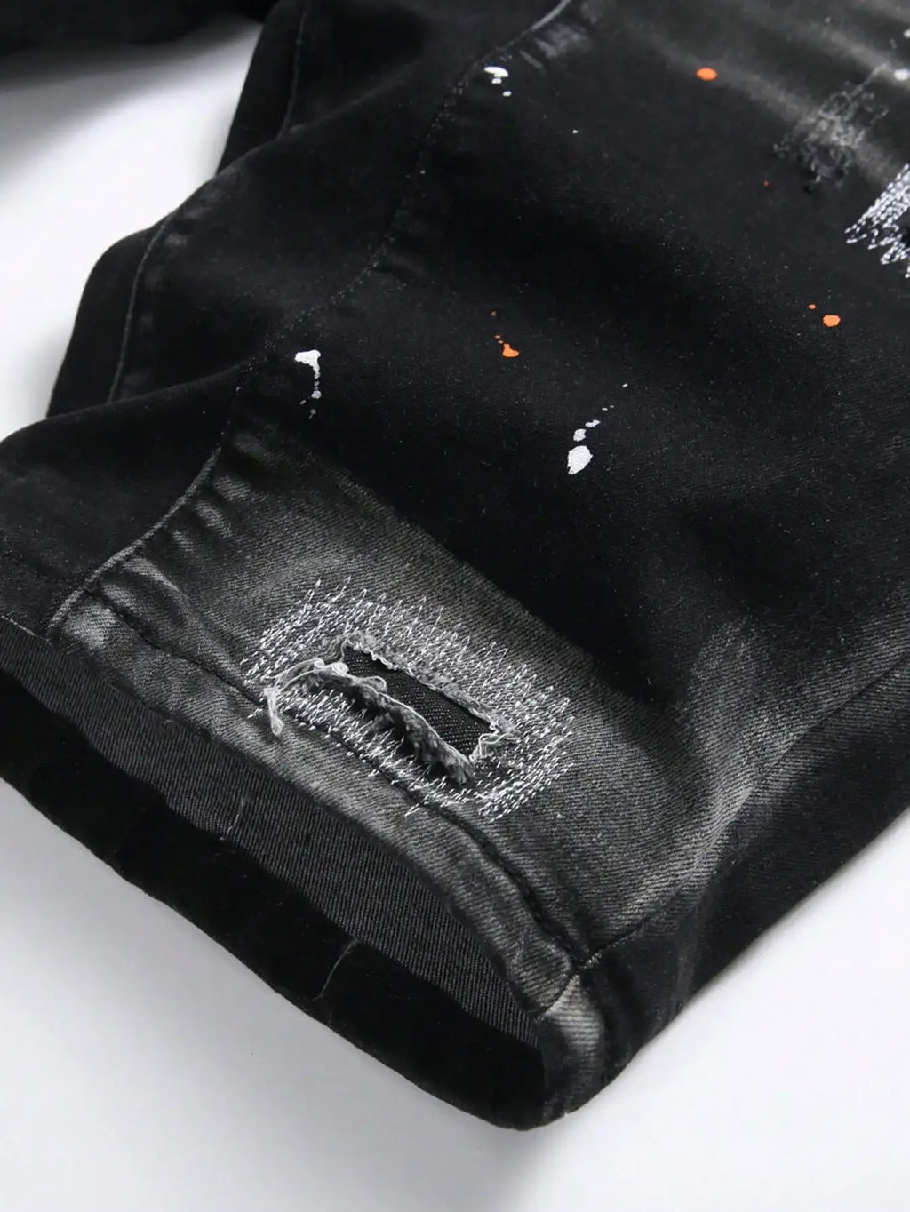 Men's Ripped Jean Shorts - ShopHub