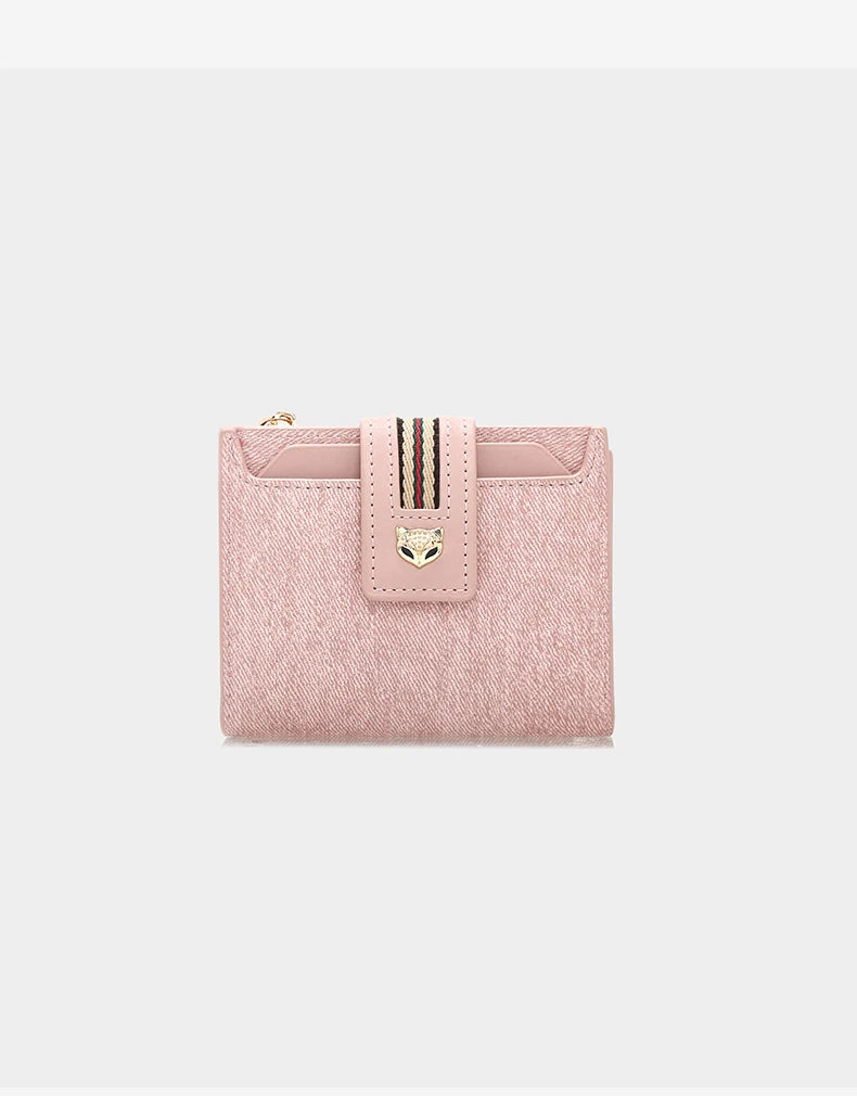 FOXER Synthetic Leather Short Wallet for Women