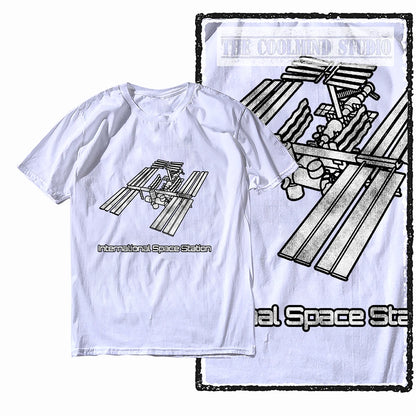 COOLMIND Z1150 ISS Space Station Graphic Cotton Tee