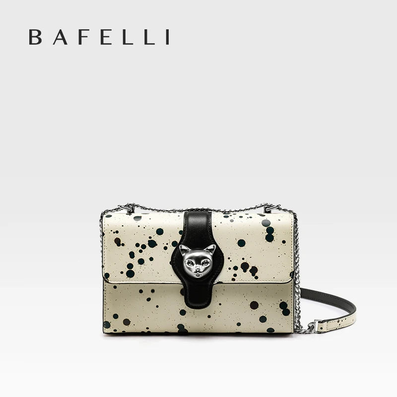 BAFELLI Genuine Leather Messenger Bag
