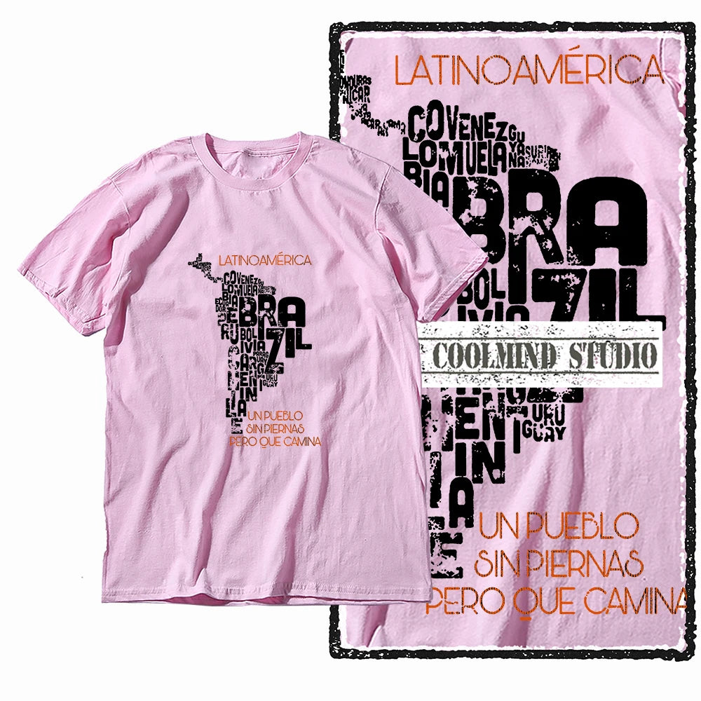COOLMIND X0044 Latin Spirit Graphic Cotton Tee