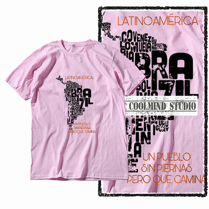 COOLMIND X0044 Latin Spirit Graphic Cotton Tee
