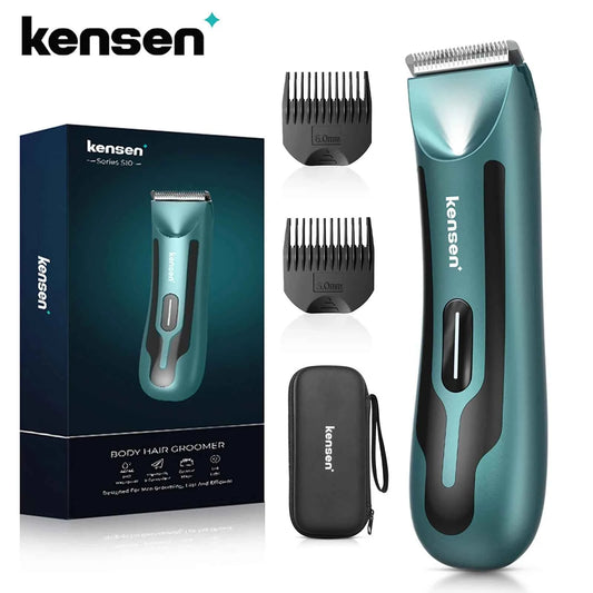 KENSEN S10 Electric Body Hair Trimmer for Men and Women – Versatile Grooming Clipper for Balls, Bikini, Groin, and Beard Removal