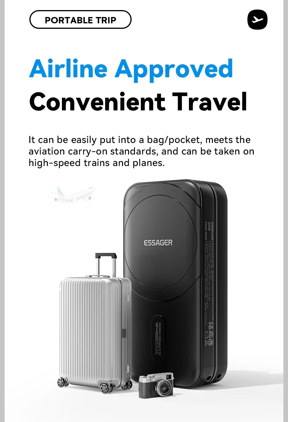 【NEW】Essager 3-in-1 Magnetic 65W GaN Charger and Wireless Power Bank - ShopHub