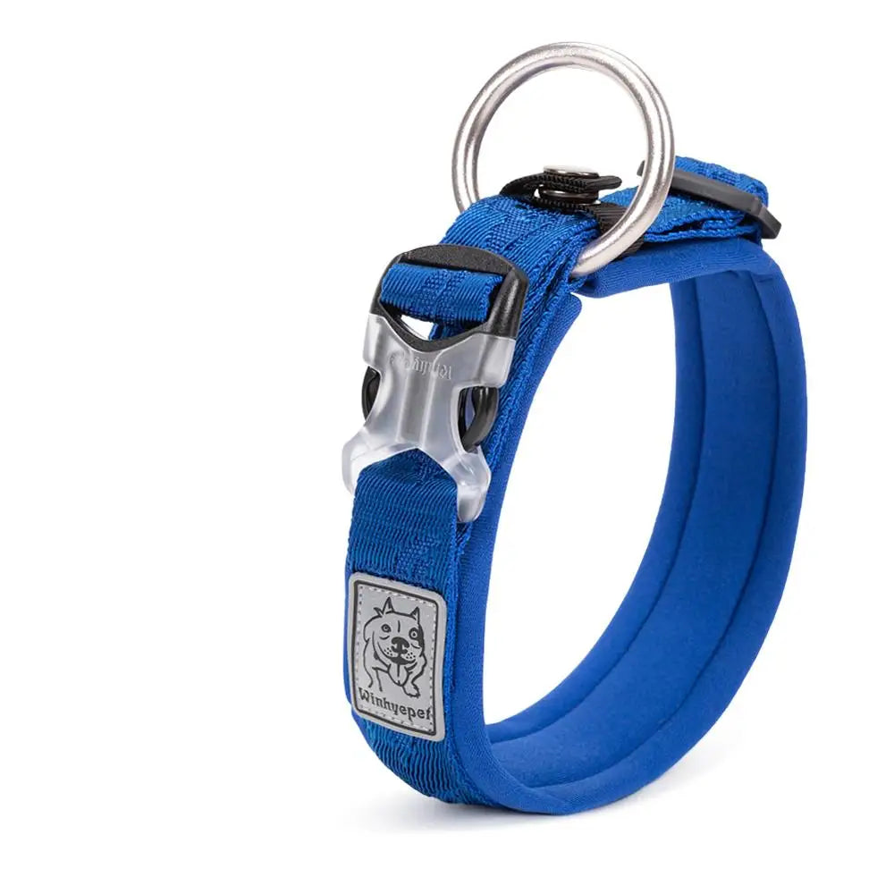 TRUELOVE Adjustable Padded Pet Dog Collar Comfort and Ventilation Pull-resistant Explosion Proof Personalized Printing YC1853
