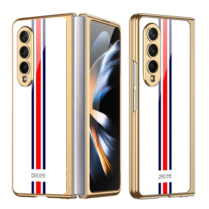 GKK Luxury Plating Frame Case for Galaxy Z Fold 3,4 & 5 - ShopHub