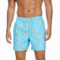 Men's Datifer Beach Shorts by ShopHub NZ, quick-dry swim trunks with athletic fit, ideal for surfing, swimming, and gym activities.