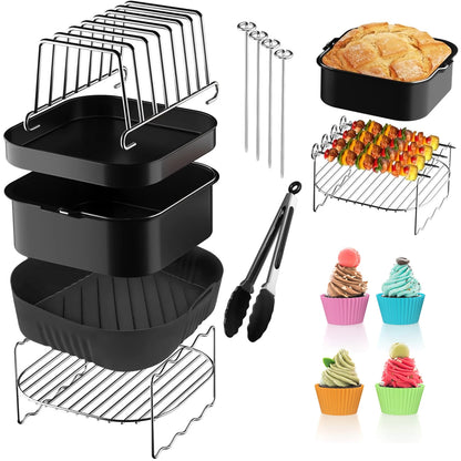 Air Fryer Accessories For Cosori 5.5L, Cecotec 6L, 6.5L, Ninja 6.2L