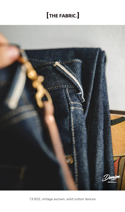 Maden Vintage 13.5oz Heavyweight Selvedge Raw Denim Jeans