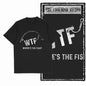 COOLMIND Z1018 Funny Fishing Graphic Cotton Tee