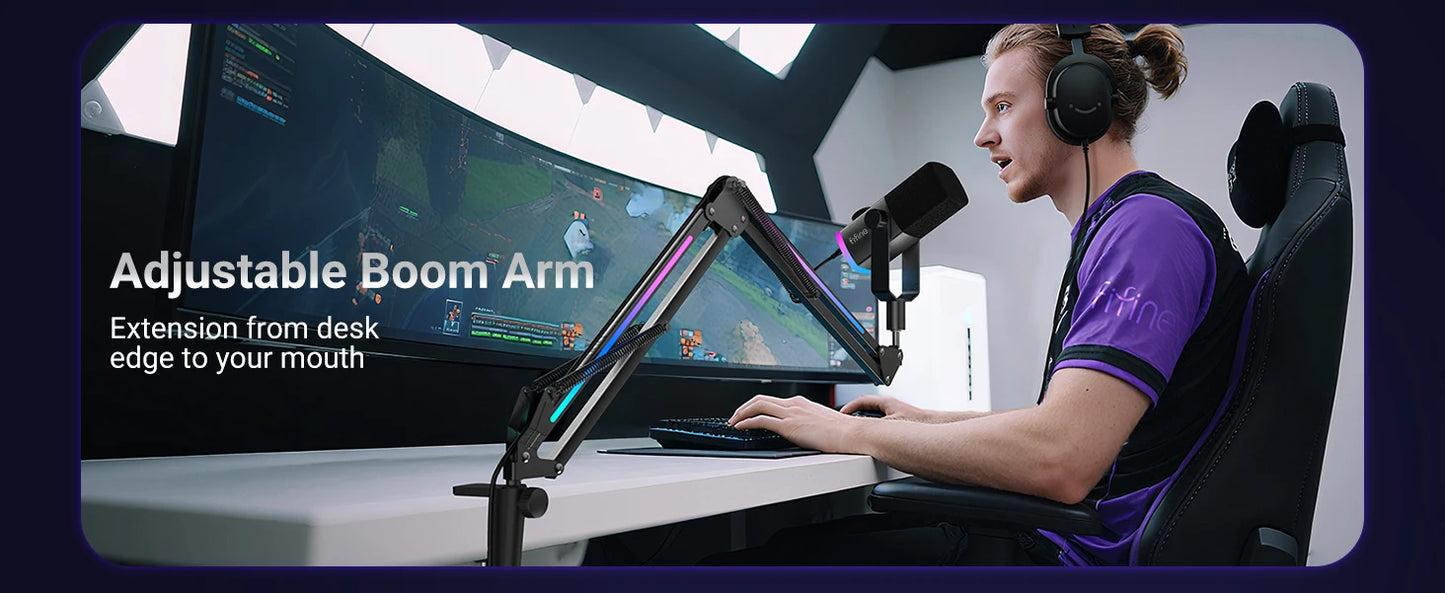 FIFINE AM8PROT Gaming Microphone Kit: Elevate Your Streaming Experience