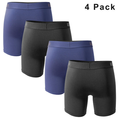 4 Pack Breathable Men's Boxershorts with Opening - Plus Size