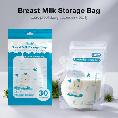 MAMIJOY Breast Milk Storage Bag 250ml/30Pcs Disposable