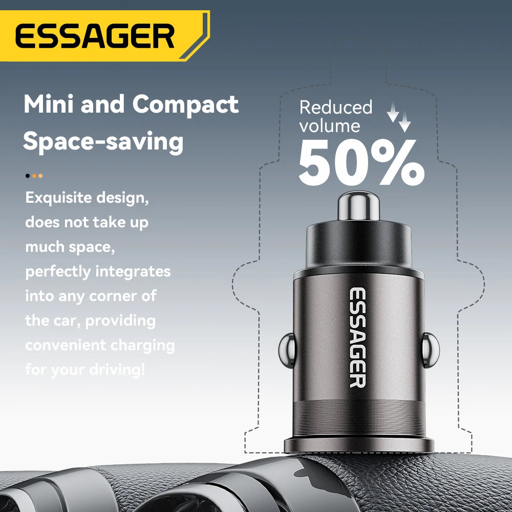 Essager 45W Mini USB Car Charger