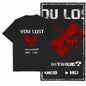 G25 Cool Vintage Cotton Men's Distressed Creative Printed Graphic T-Shirt | Streetwear Big Size O-Neck Men's Tee T-Shirt T Shirt