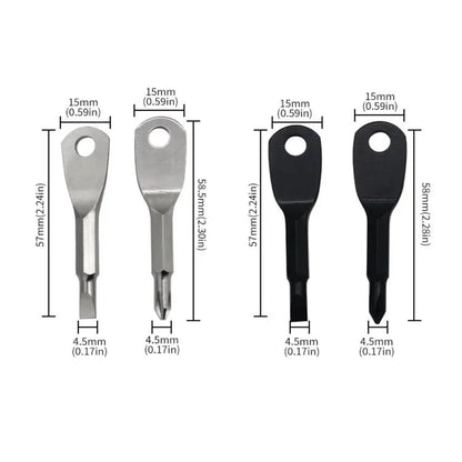 Mini Keychain Screwdriver Tool – Phillips & Slotted (2 colours available) Habicare