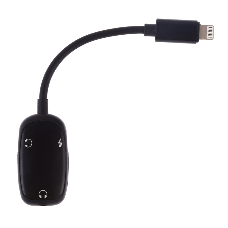 8 Pin to 8 Pin Charging Interface + 8 Pin Earphone Interface + 3.5mm Audio Interface Earphone Adapter