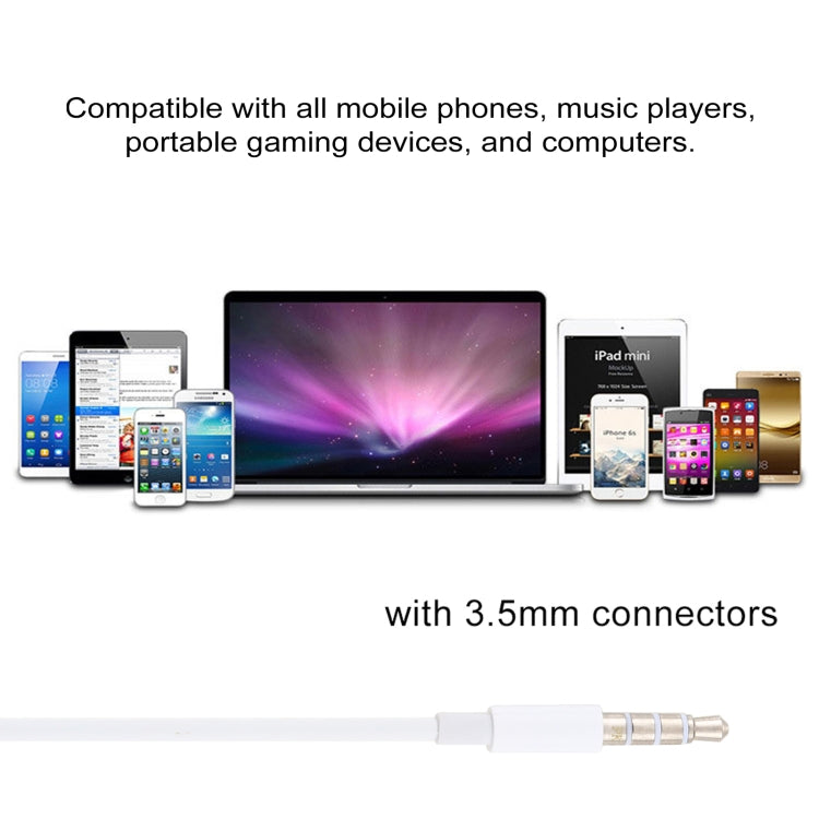 3.5mm Plug In-ear Wired Earphone with Mic, Cable Length: about 1.2m