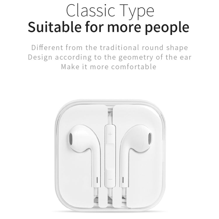 JOYROOM JR-EP1 1.2m 3.5mm Plug Wire Control In-Ear Earphone