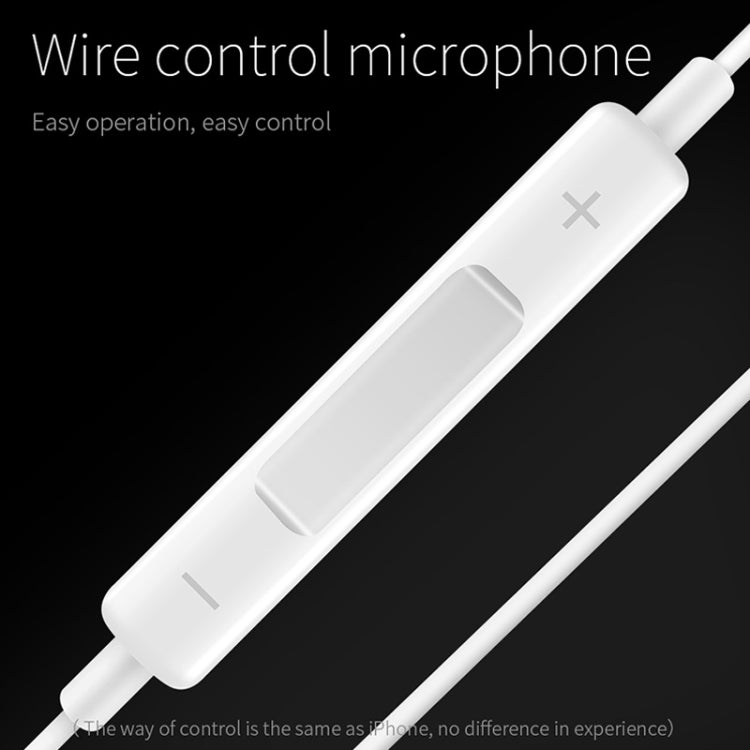 JOYROOM JR-EP1 1.2m 3.5mm Plug Wire Control In-Ear Earphone